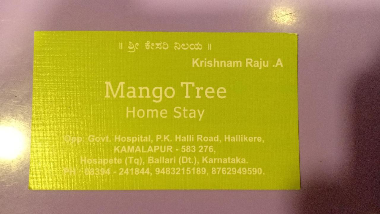 Mango Tree Homestay هامبي المظهر الخارجي الصورة